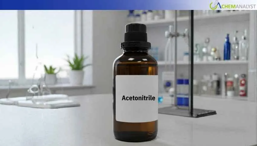 US Acetonitrile Prices Rollover in mid April 2026, Amid Monthly Gains