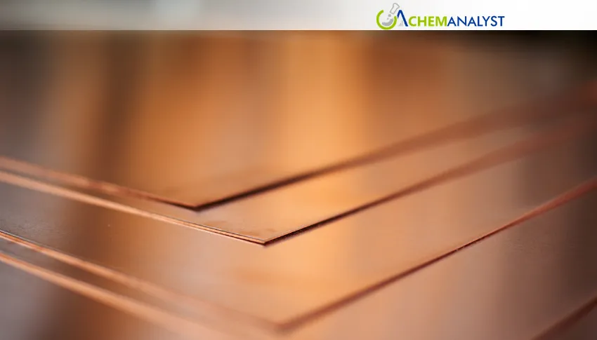 US Copper Plate Prices Remain Firm as Supply Tightens and Demand Improves