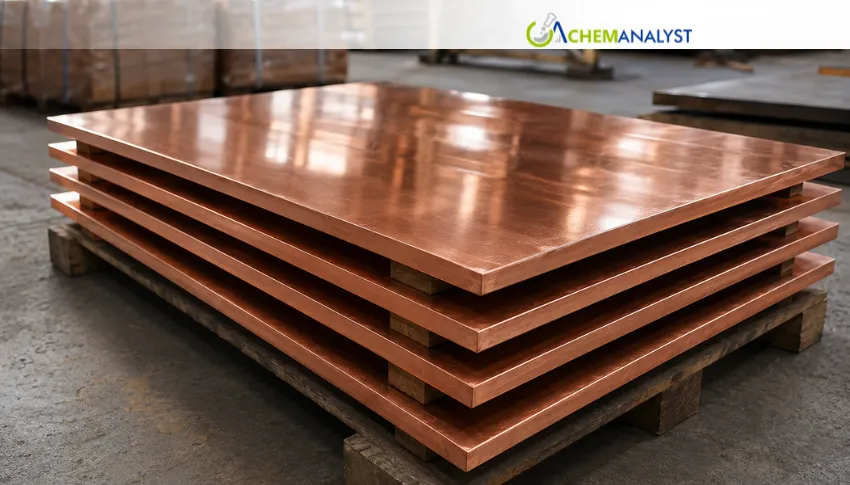 US Copper Plate Prices Strengthen 1.50% on Tight Feedstock Supply and Infrastructure Demand