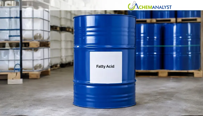 US Fatty Acid Prices Expected to Decline 5% in June Amid Weak Downstream Demand