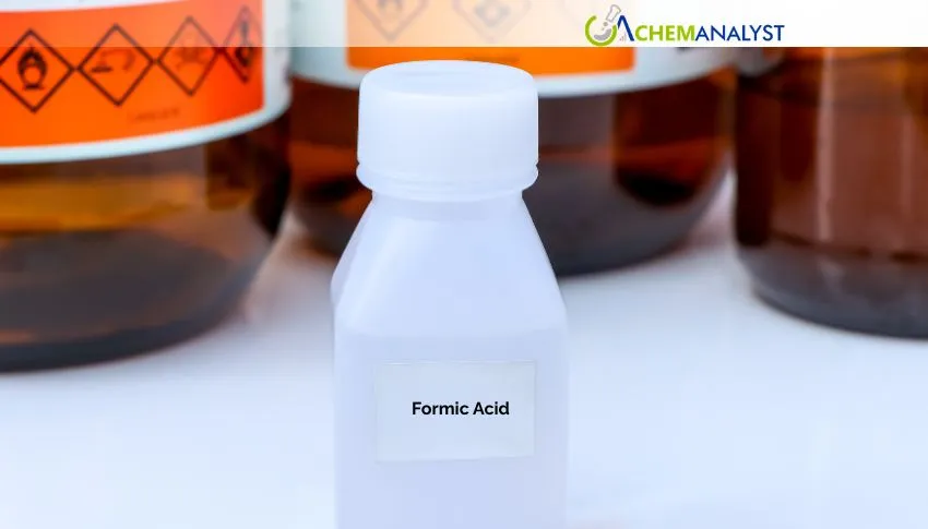 US Formic Acid Prices Ease 1.20% as Lower Methanol Costs Weigh on Market