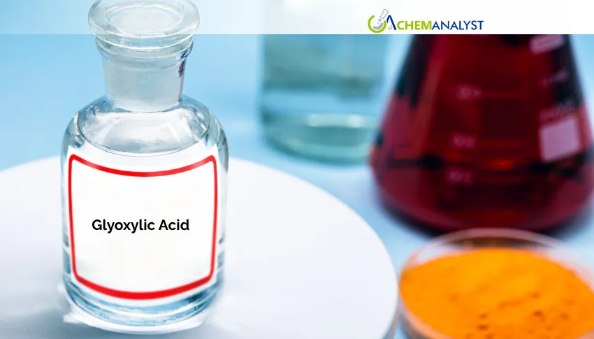 US Glyoxylic Acid Prices Expected to Recover in September on Seasonal Restocking