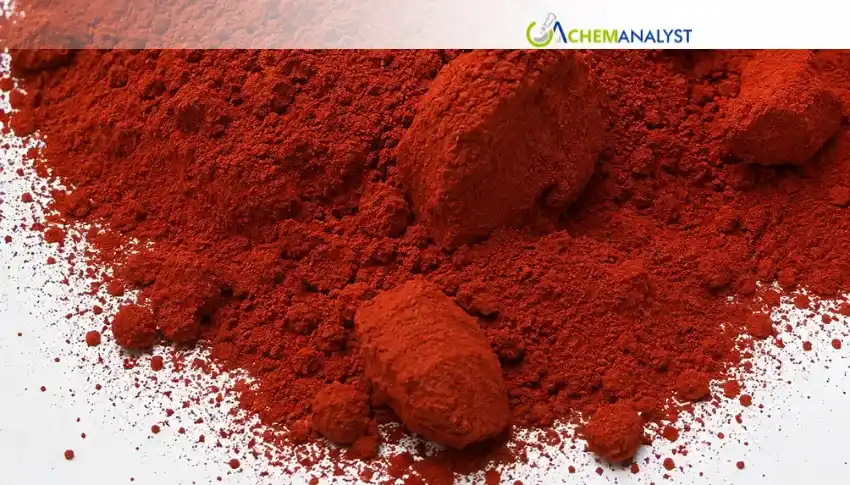 US Iron Oxide Prices Climb Amid Tighter Availability and Rising Import Costs