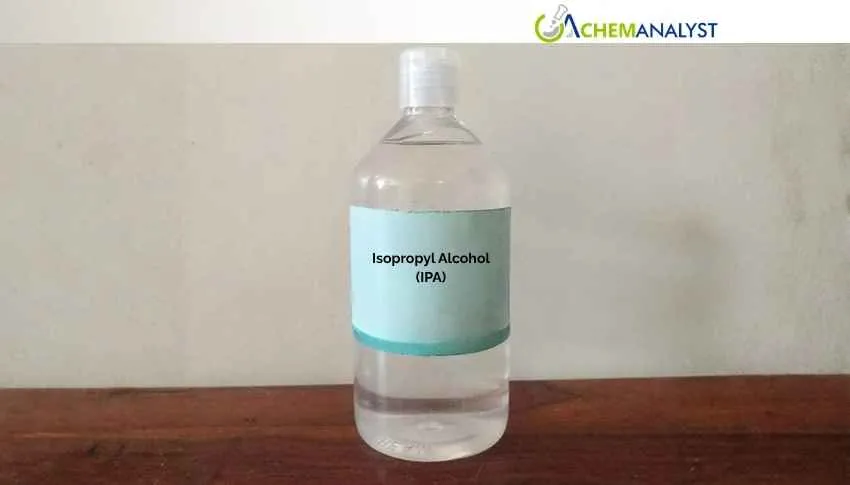 US Isopropyl Alcohol (IPA) Prices edge-up 1.9% in late May 2026, Yet Remains Bearish m-o-m
