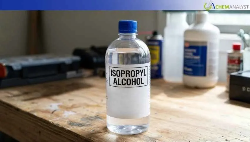 US Isopropyl Alcohol Prices Rise 3.9% in late March 2026, as Demand Outpace Supplies