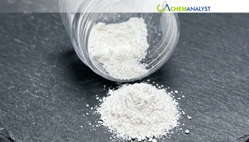 US Lithium Fluoride Prices Fall on Comfortable Inventories and Weak Spot Demand