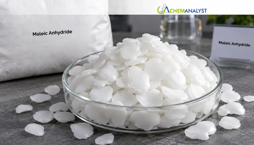 US Maleic Anhydride Prices Expected to Decline Further in September Amid Ample Feedstock Supply
