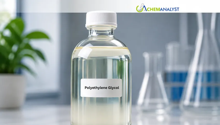 US Polyethylene Glycol Prices Rise 6.47% in July on Tighter Global Supply