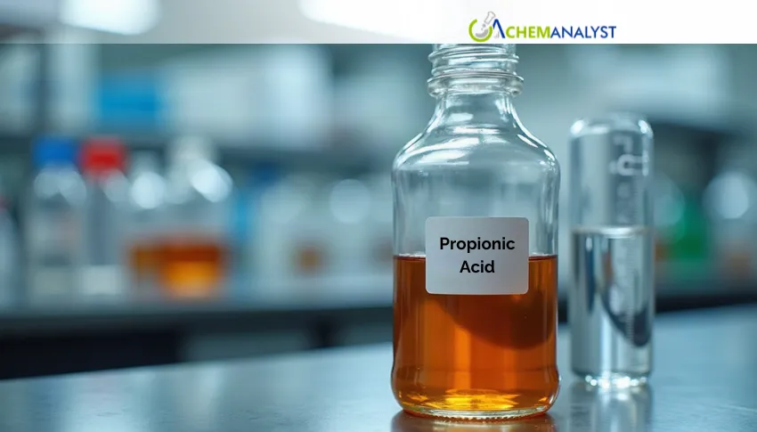 US Propionic Acid Prices Stay Flat as Comfortable Availability Limits Gains