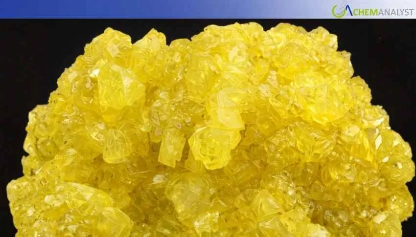 US Sulfur Market Spikes 34% on Geopolitical Disruptions and Fertilizer Demand Pressure