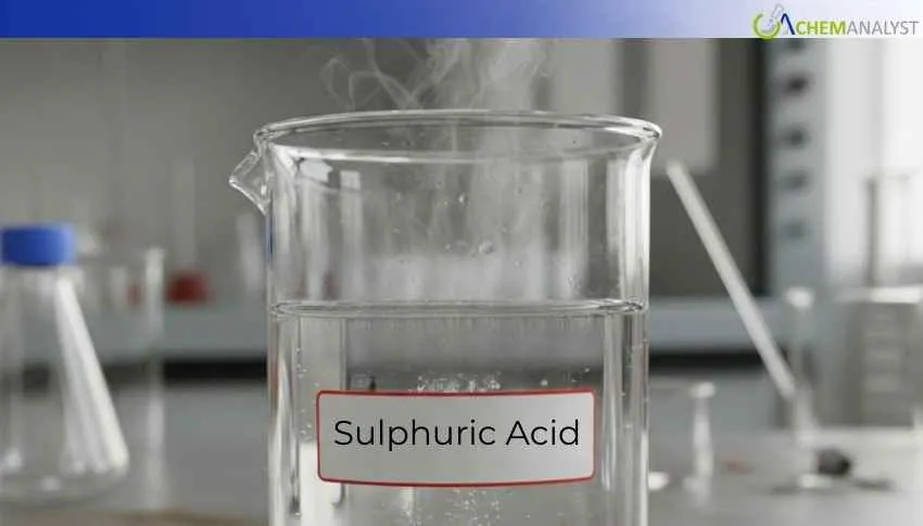 US Sulphuric Acid Prices Soar Over 29% on Fertilizer Supply Crunch