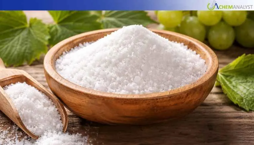 US Tartaric Acid Market Strengthens 4.5% with War-Driven Energy Concerns