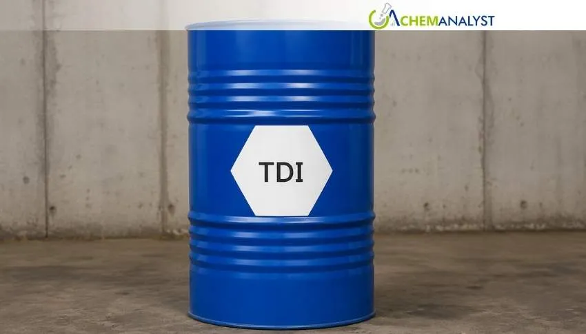 US Toluene Diisocyanate Prices Rise 1.82% in late May 2026, Amid Short Supplies