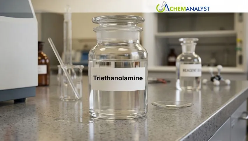 US Triethanolamine Prices Rise 2.22% as Tight Supply and Higher Ethylene Oxide Costs Lift Market