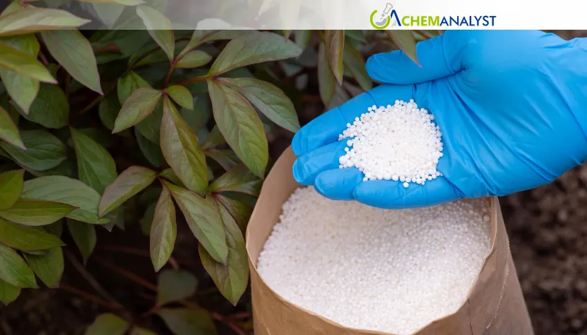 US Urea Prices Rise 4.35% Amid Geopolitical Concerns