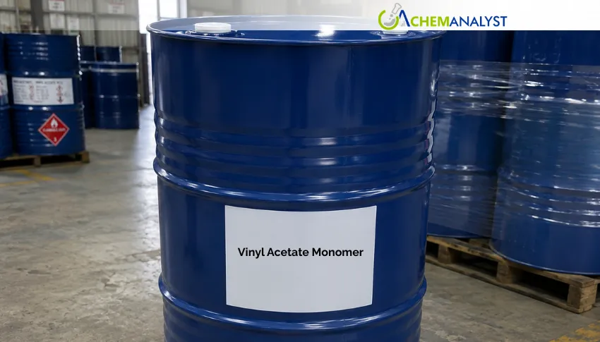 US Vinyl Acetate Monomer Prices Fall 6.99% in Late June on Weak Spot Demand